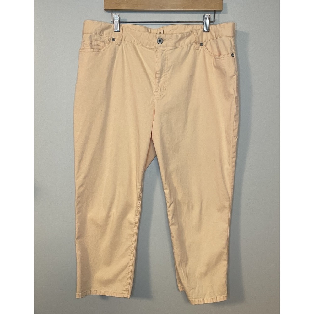 J Jill Authentic Fit Cropped‎ Jeans Womens Size 16P Stretch